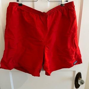 Men’s Patagonia 5 inch Baggies - Red - Size XL - NO LINER